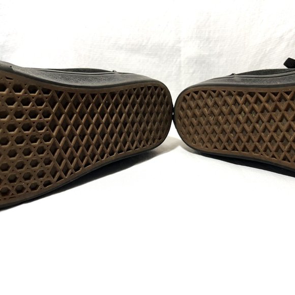 VANS - Men's Black Canvas High-Top VANS Sneakers - 11.5 - Picture 4 of 4